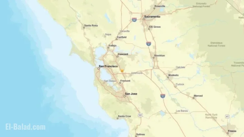 Earthquake Measuring 2.1 Hits Near San Ramon, CA on December 8