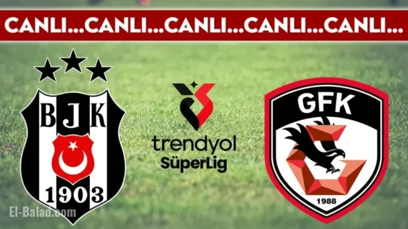 Live Commentary: Beşiktaş vs. Gaziantep FK in Süper Lig Week 15