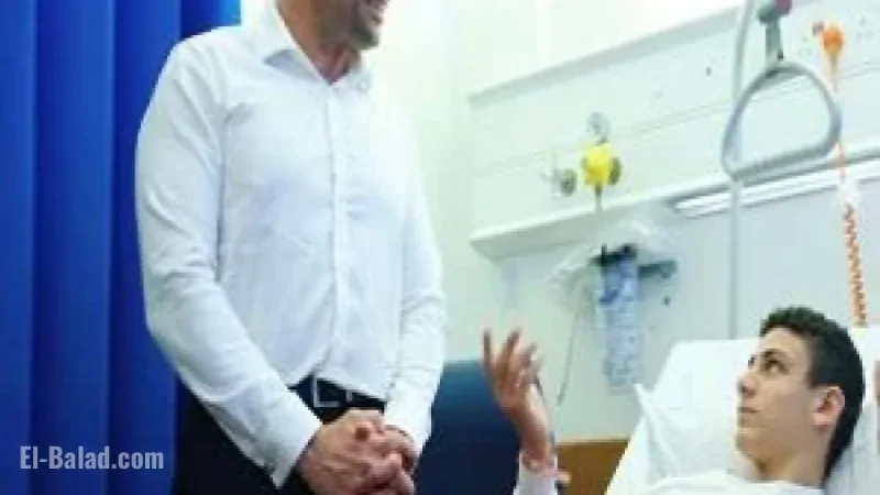 Malta’s Prime Minister Visits Gaza Boy Recuperating in Hospital