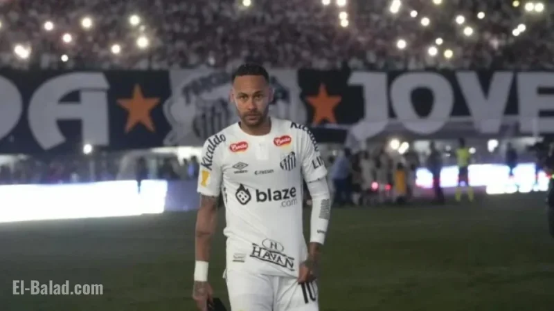 Neymar Heroically Saves Santos Despite Playing Injured
