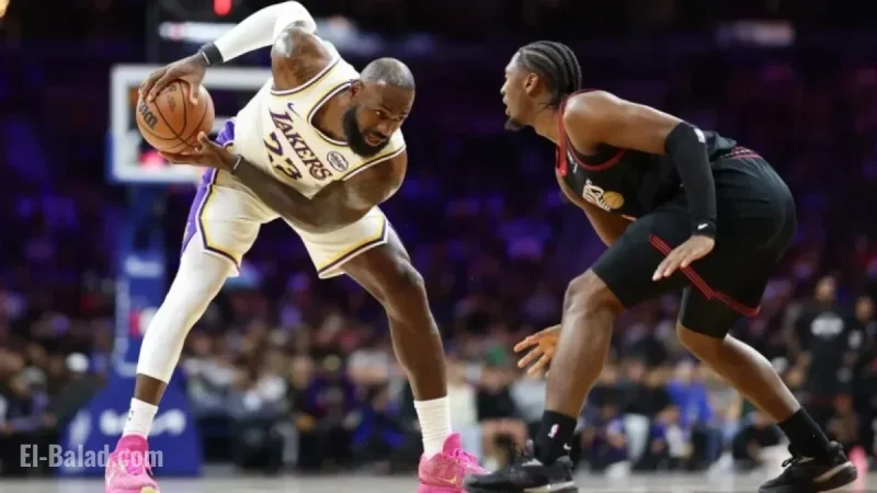 Sixers’ Tyrese Maxey Shines, But LeBron Leads Lakers to Victory