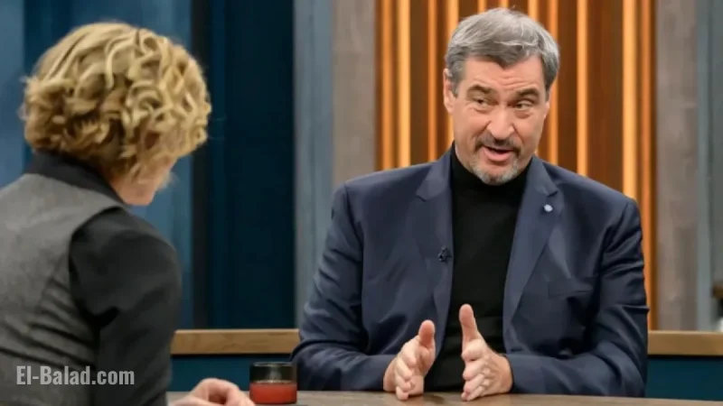 Söder Criticizes AfD on Miosga Show: Calls Them “Hitler Clown”