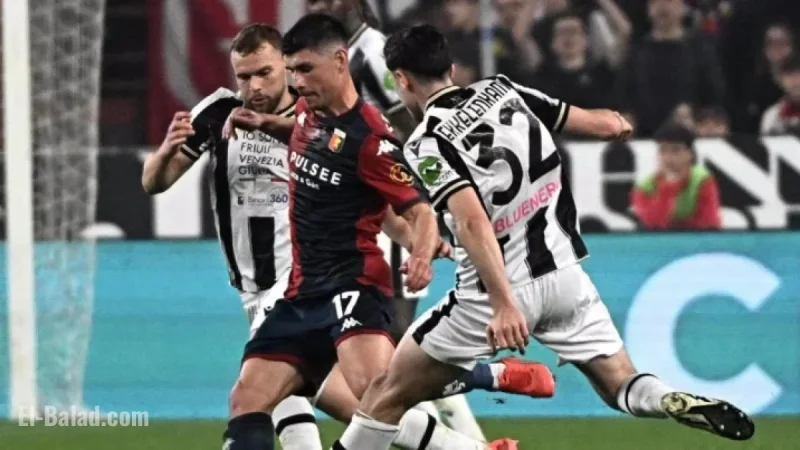 Udinese vs Genoa in Serie A: Ekkelenkamp, Vitinha Start – Live Text Commentary