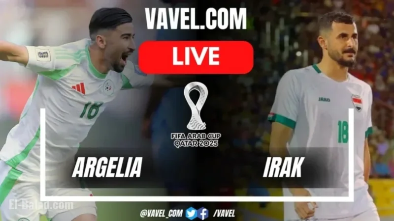 Algeria vs Iraq Live: Intense Match with Balanced Score (0-0)
