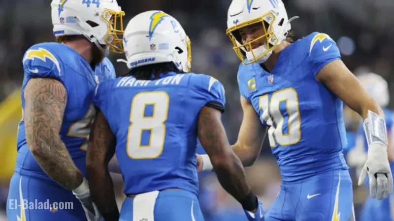 Chargers Triumph in Overtime, Securing Narrow MNF Victory Over Eagles
