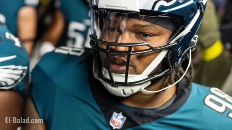 Eagles’ Jalen Carter, Lane Johnson Out for Monday vs. Chargers