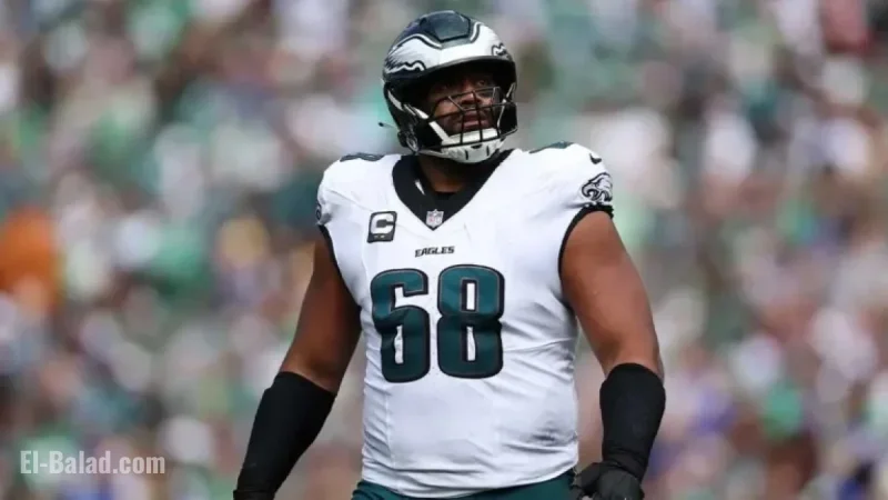 Eagles’ Mailata, Jets’ Becton Share Warm Embrace Before MNF Showdown