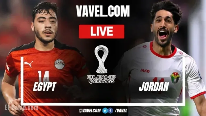 Egypt vs Jordan Match Kicks Off with 0-0 Score Updates