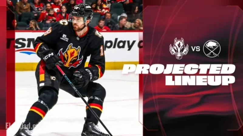 Flames vs. Sabres: Expected Lineup Announced