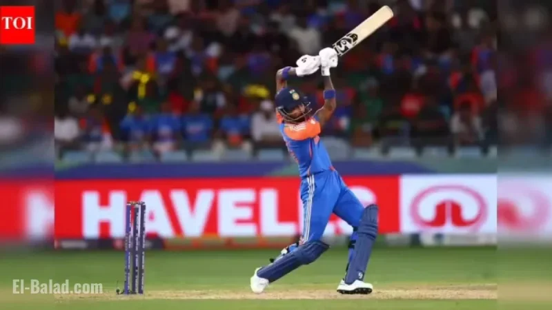 Hardik Pandya Nears Historic T20I Milestone as Indian All-Rounder