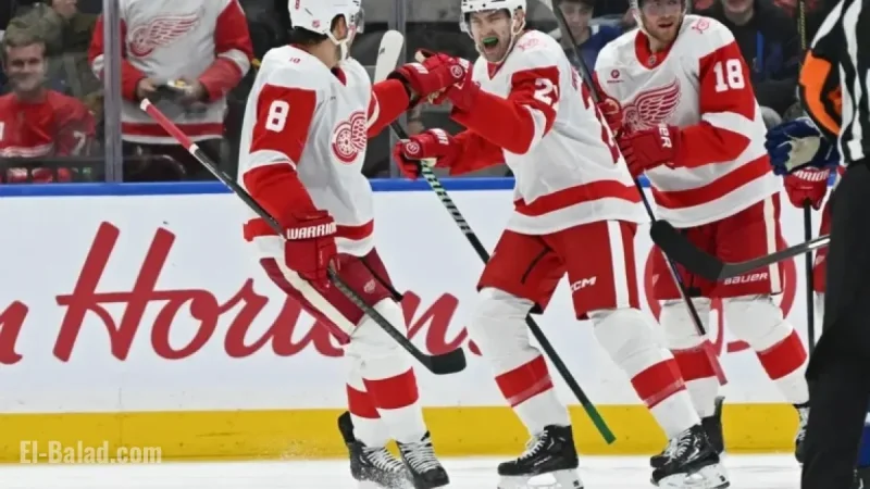 Red Wings’ James van Riemsdyk Achieves Career Milestone Against Canucks