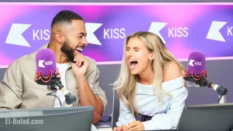 Tyler West and Chloe Burrows Host KISS Breakfast Show