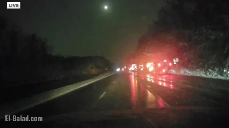 Winter Storm Strikes Virginia, Creating Slick Roads for Tuesday Commute