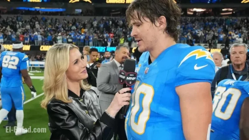 Chargers’ Justin Herbert Criticized for Awkward ESPN Interview After Win