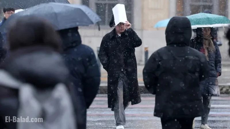 Dry Winds and Winter Rain Tomorrow; Cold Eases by Afternoon