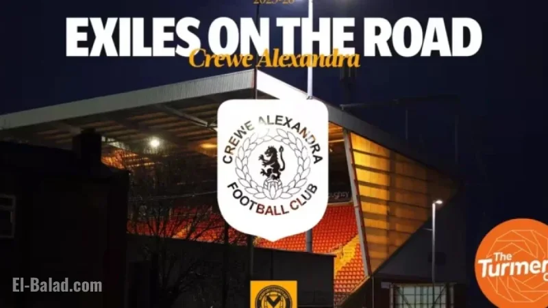 Exiles Travel to Face Crewe Alexandra