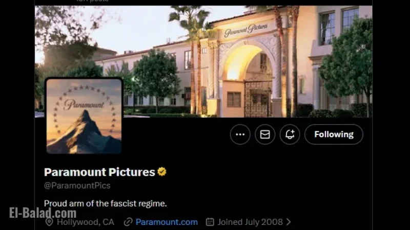 Paramount X Twitter Account Hacked, Declares ‘Proud Arm of Fascist Regime’
