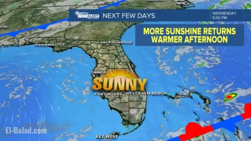 Seasonably Dry Weather to Persist Throughout the Week