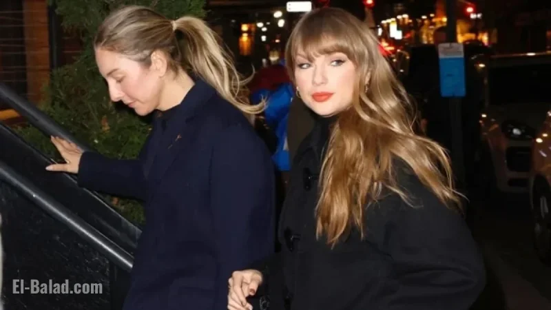 Taylor Swift Dines with Este Haim Ahead of Disney+ Launch