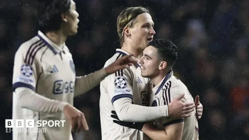 Ajax Secures First Champions League Win, Defeating Qarabag 4-2