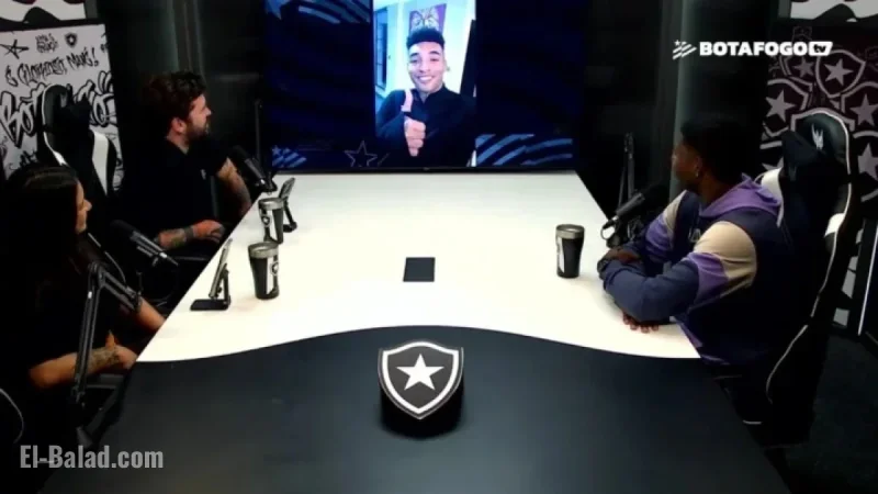 Kadir Moved by Igor Jesus’ Message on Botafogo Podcast: ‘Good Luck, Fogão’