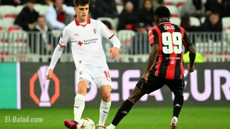 Nice Suffers Home Defeat to Braga in Europa League Clash