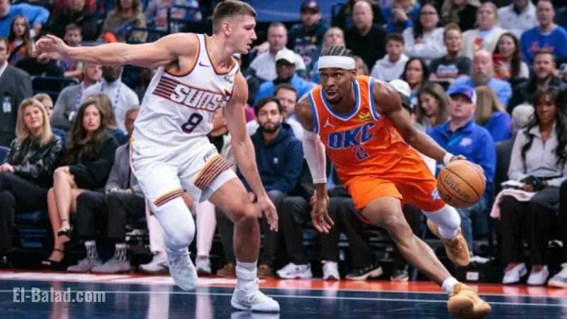 Thunder Thrash Suns to Secure NBA Cup Semifinal Spot