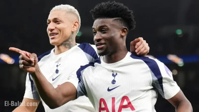 Tottenham Triumphs 3-0 Over Slavia, Nears Champions League Top Eight