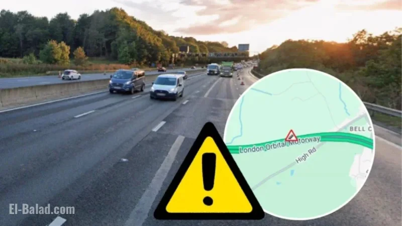 Van Breakdown Halts M25 Traffic in Essex, Causing 45-Minute Delays