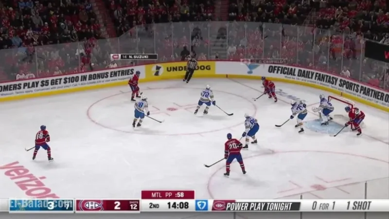 Blues’ Binnington Steals Goal from Canadiens’ Demidov