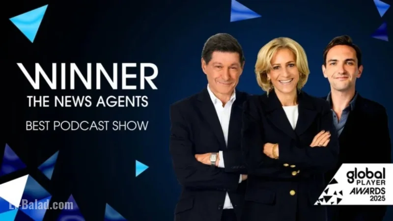‘The News Agents’ Clinches Best Podcast at 2025 Global Player Awards