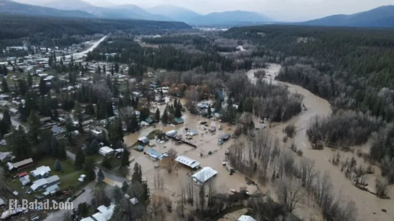 Atmospheric River Causes Major Flooding in Northwest Montana