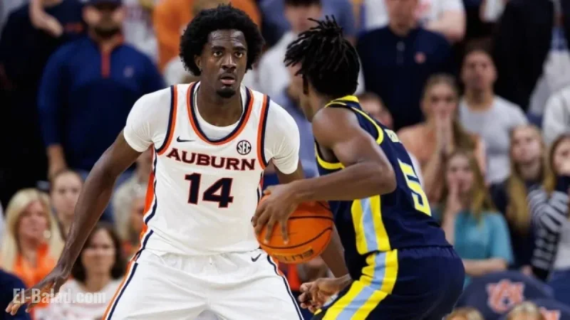 Auburn Tigers’ Emeka Opurum Out for Season