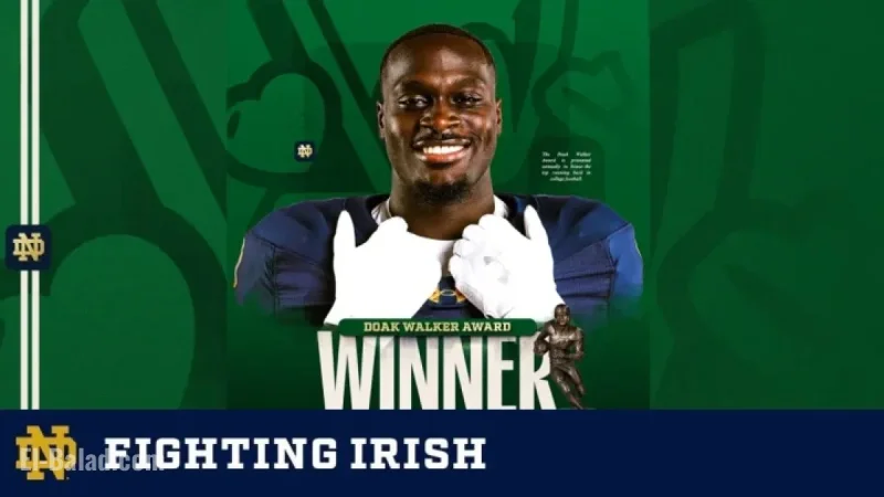 Jeremiyah Love Clinches 2025 Doak Walker Award