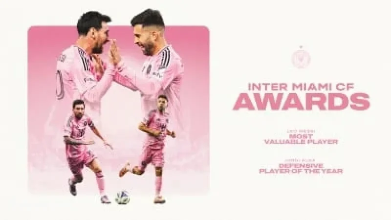 Leo Messi and Jordi Alba Shine in Inter Miami CF Club Awards