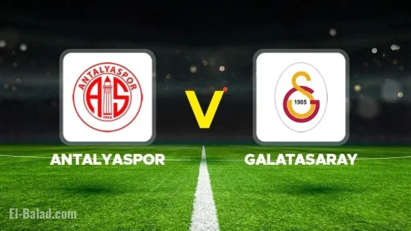 Live Commentary: Antalyaspor vs Galatasaray in Süper Lig Match