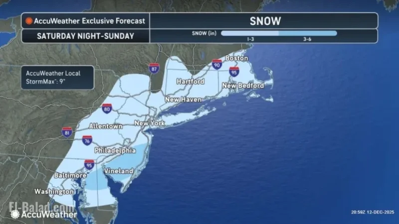 N.J. Weekend Weather: Latest Snowfall Forecast and County Alerts