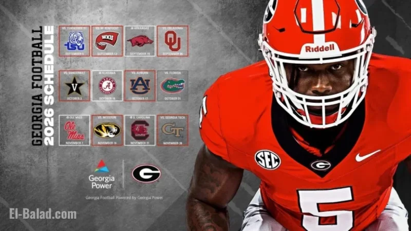 SEC Reveals Georgia’s 2026 Football Schedule