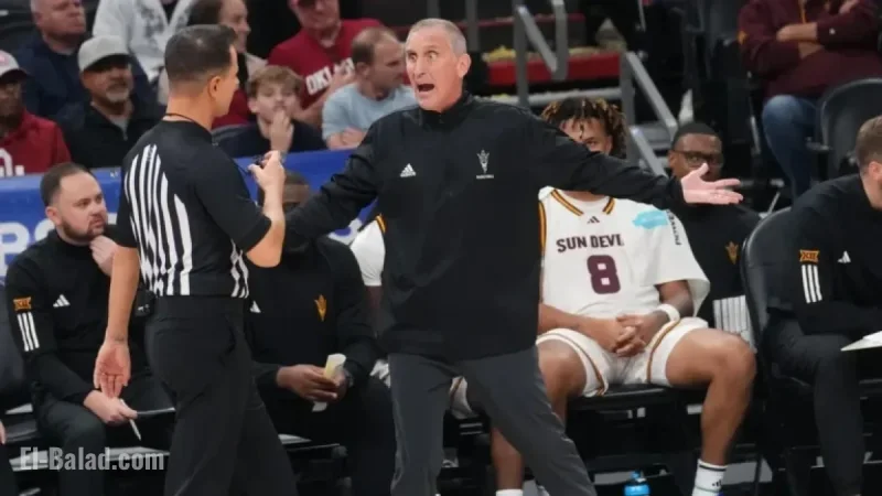 ASU Coach Bobby Hurley Ejected in Finale Seconds Against Santa Clara