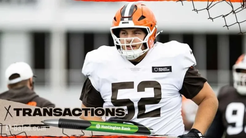 Browns Add Garrett Dellinger, Elevate Edmonds and Hurst to Active Roster