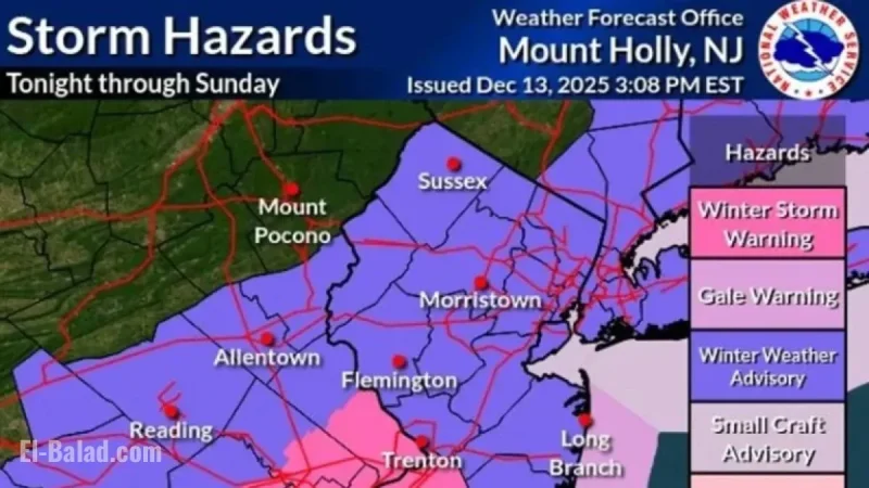 Delaware Faces Winter Weather Advisory: Predicted Snowfall Details