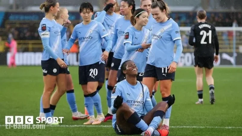 Khadija Shaw Scores Four as Manchester City Defeats Aston Villa 6-1