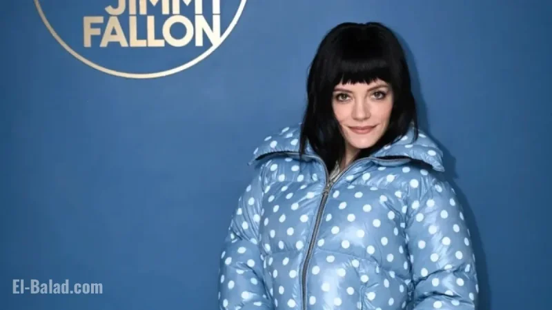 Lily Allen Captivates in Polka-Dot Puffer, Blurring Art and Life