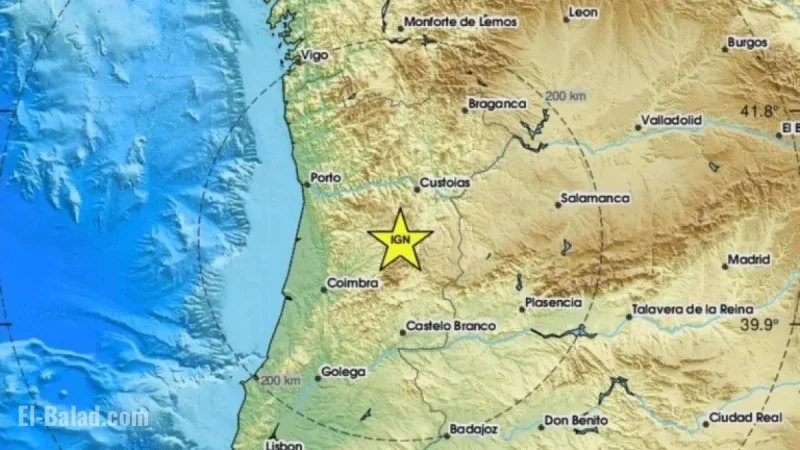 Moderate Earthquake Shakes Central and Northern Portugal