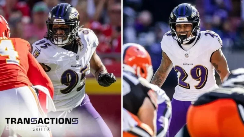 Ravens Promote Tavius Robinson and Ar’Darius Washington to 53-Man Roster