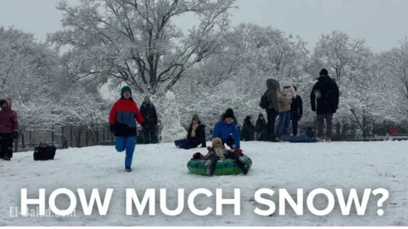 Winter Storm 12/14/25: Snowfall Totals for NYC, NY, NJ, and CT