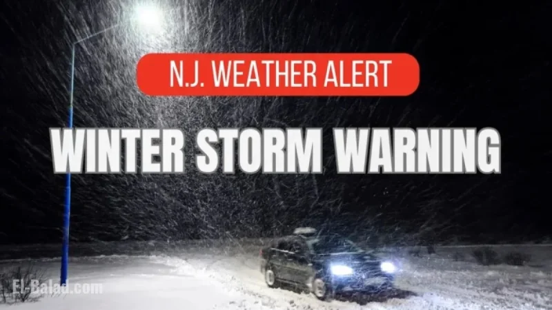 Winter Storm Warning: N.J. Expects Heavy Snow in 3 Counties