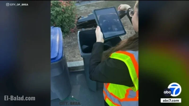 Brea Warns Residents on Trash Bin Misuse Violations
