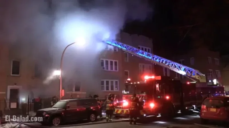 Chicago Firefighter Injured Battling Humboldt Park Blaze Near Lawndale and Division