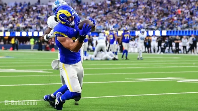 Colby Parkinson’s Controversial Touchdown Ignites Rams’ Late Surge Against Lions